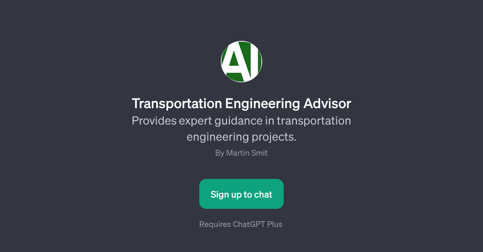 Transportation Engineering Advisor