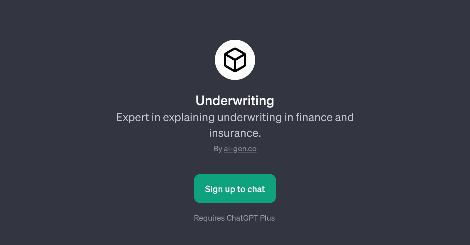 Underwriting