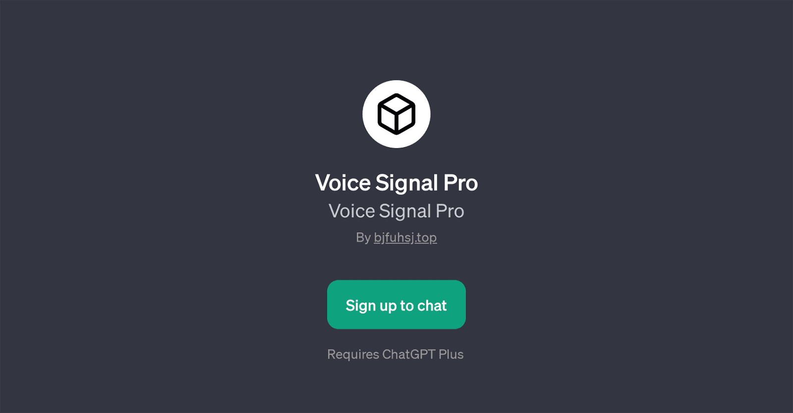 Voice Signal Pro