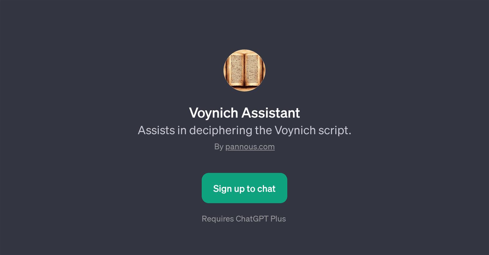 Voynich Assistant
