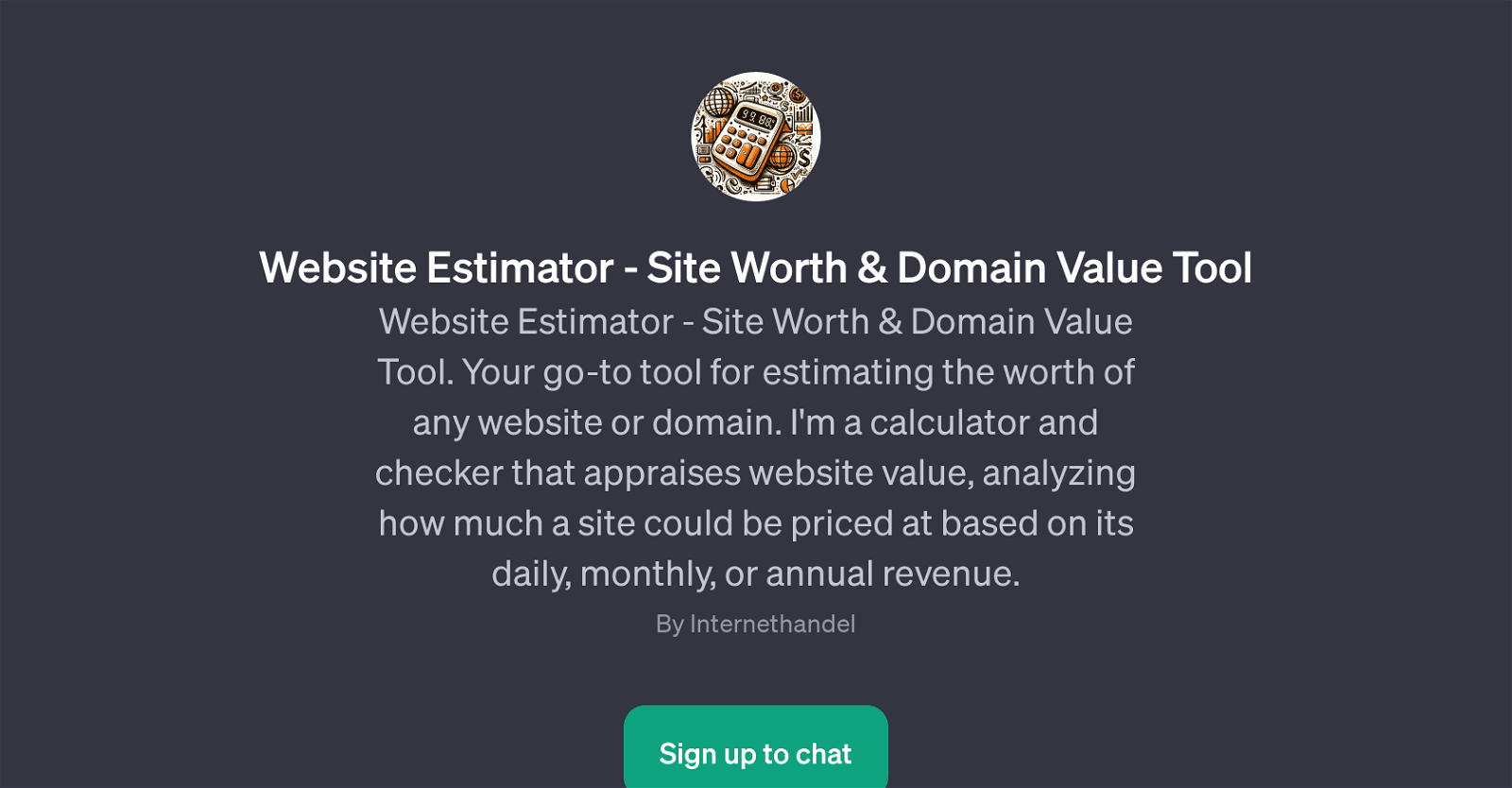Website Estimator - Site Worth & Domain Value Tool