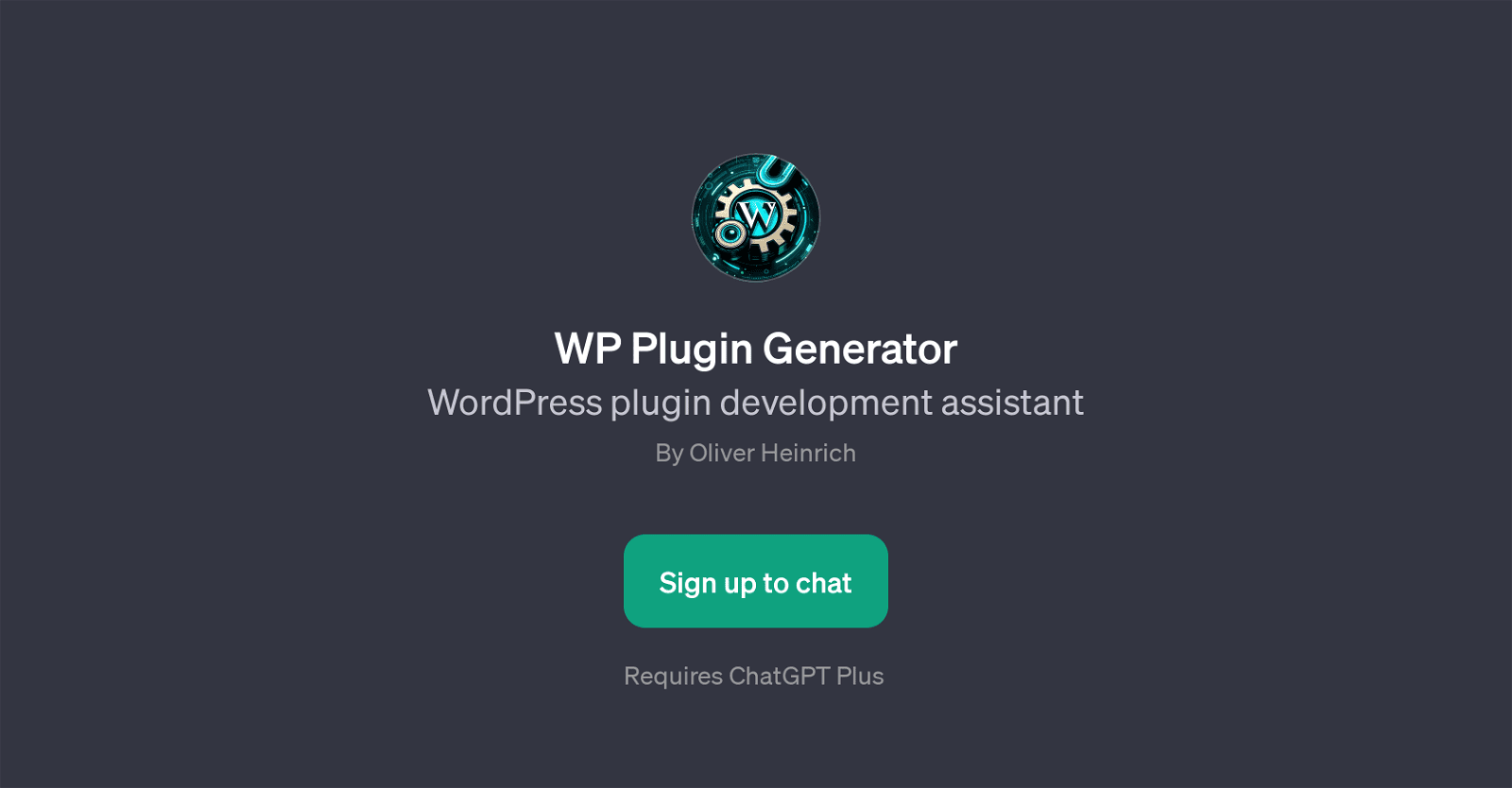 WP Plugin Generator