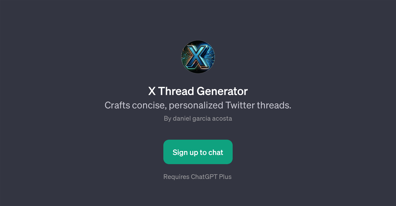 X Thread Generator