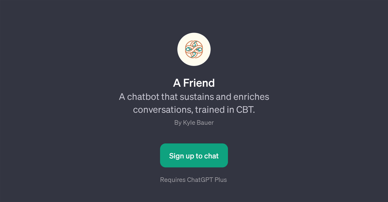A Friend-A chatbot