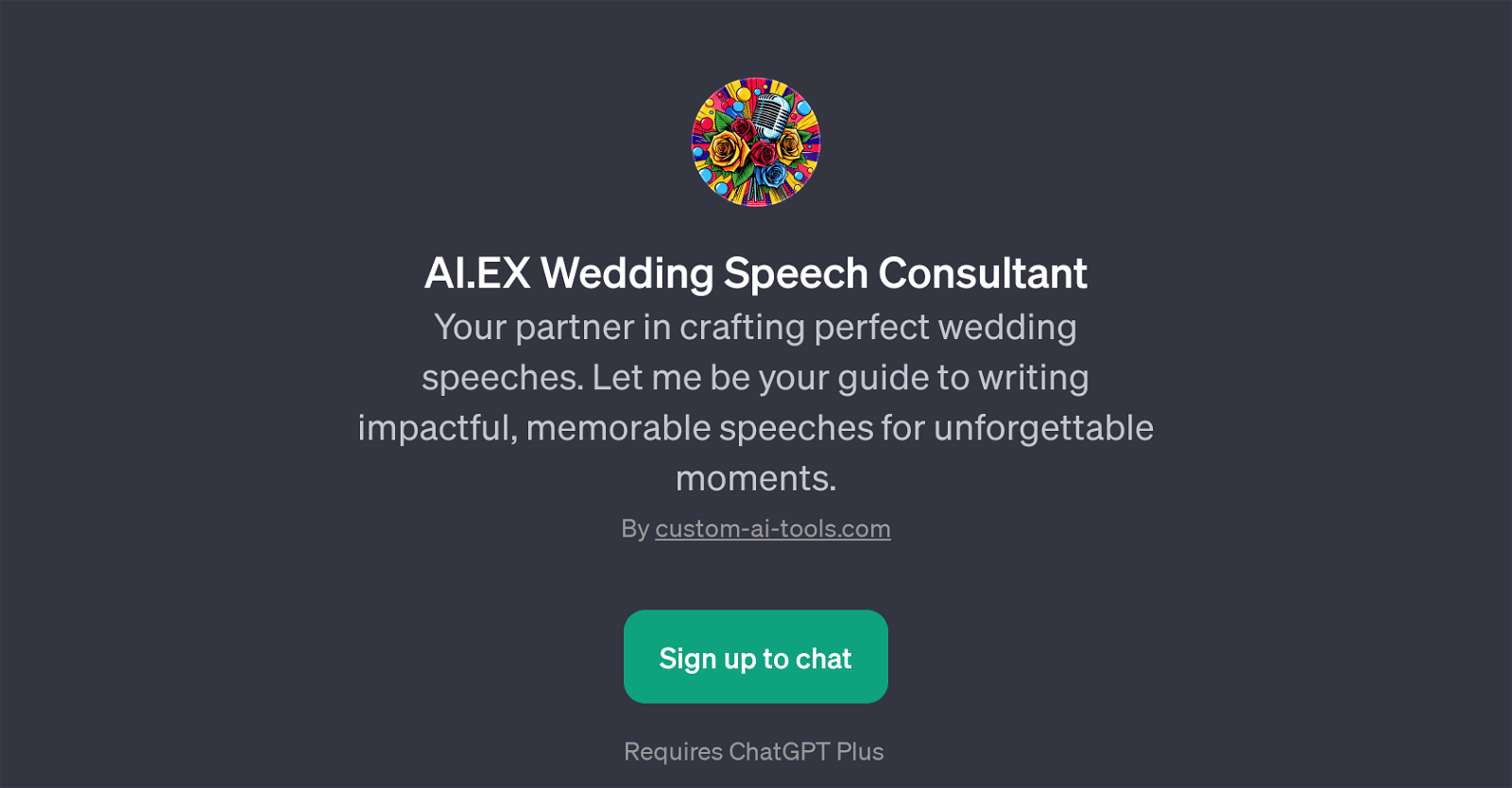 AI EX Wedding Speech Consultant