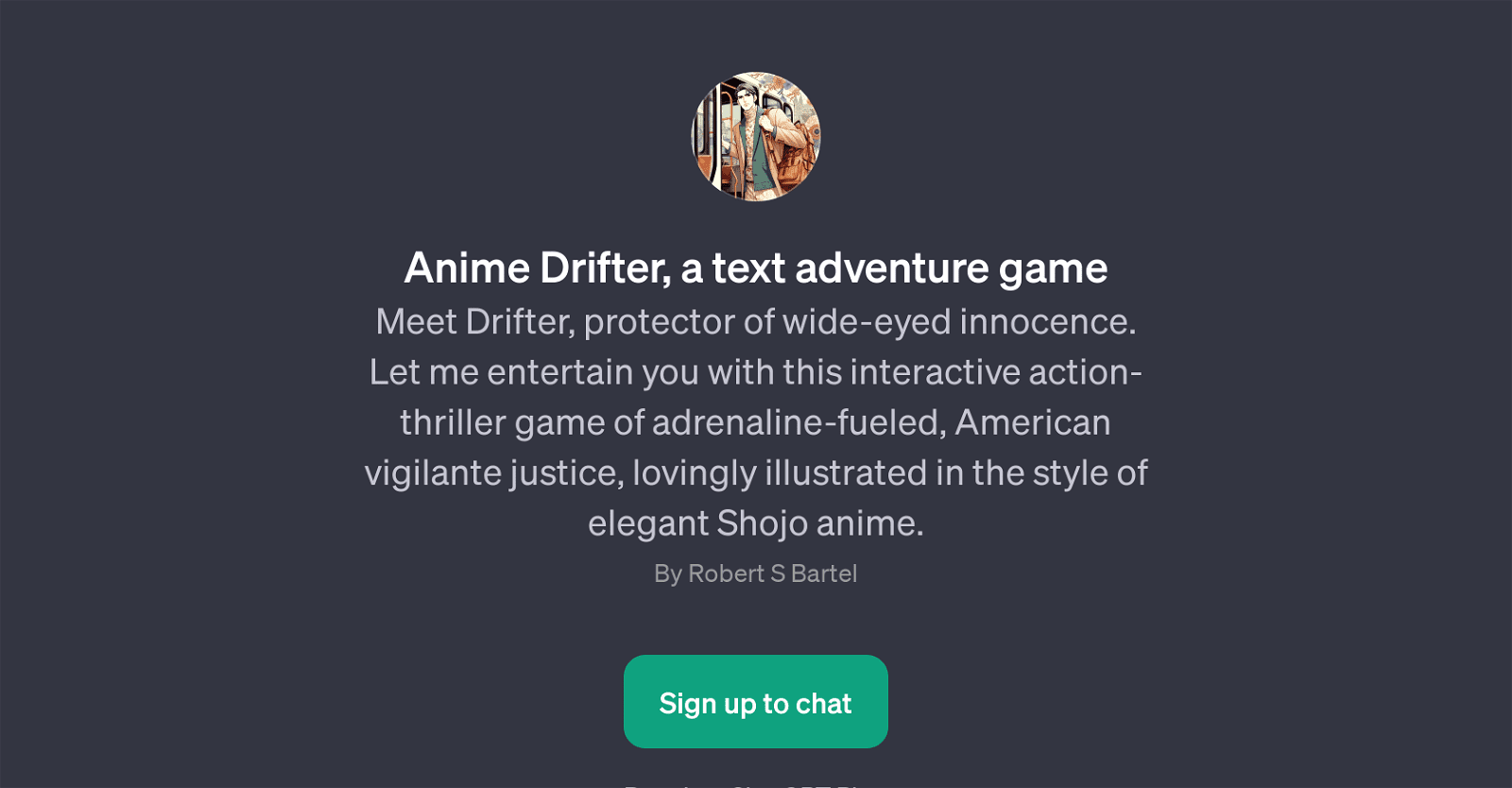 Anime Drifter - Text Adventure Game