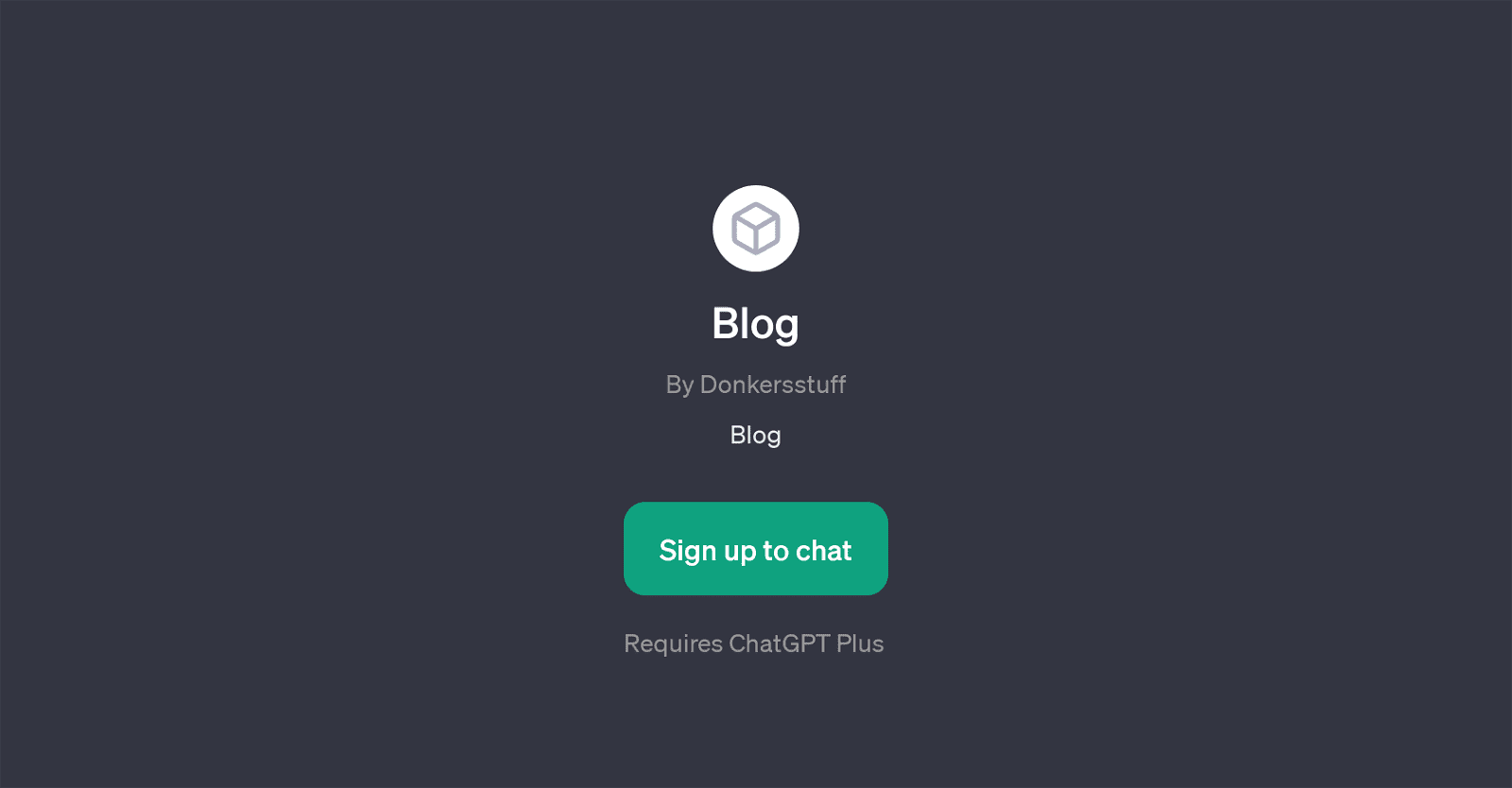 BlogChatGPT