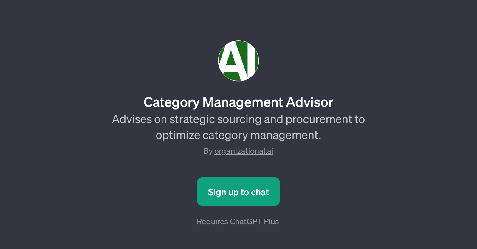Category Management Advisor