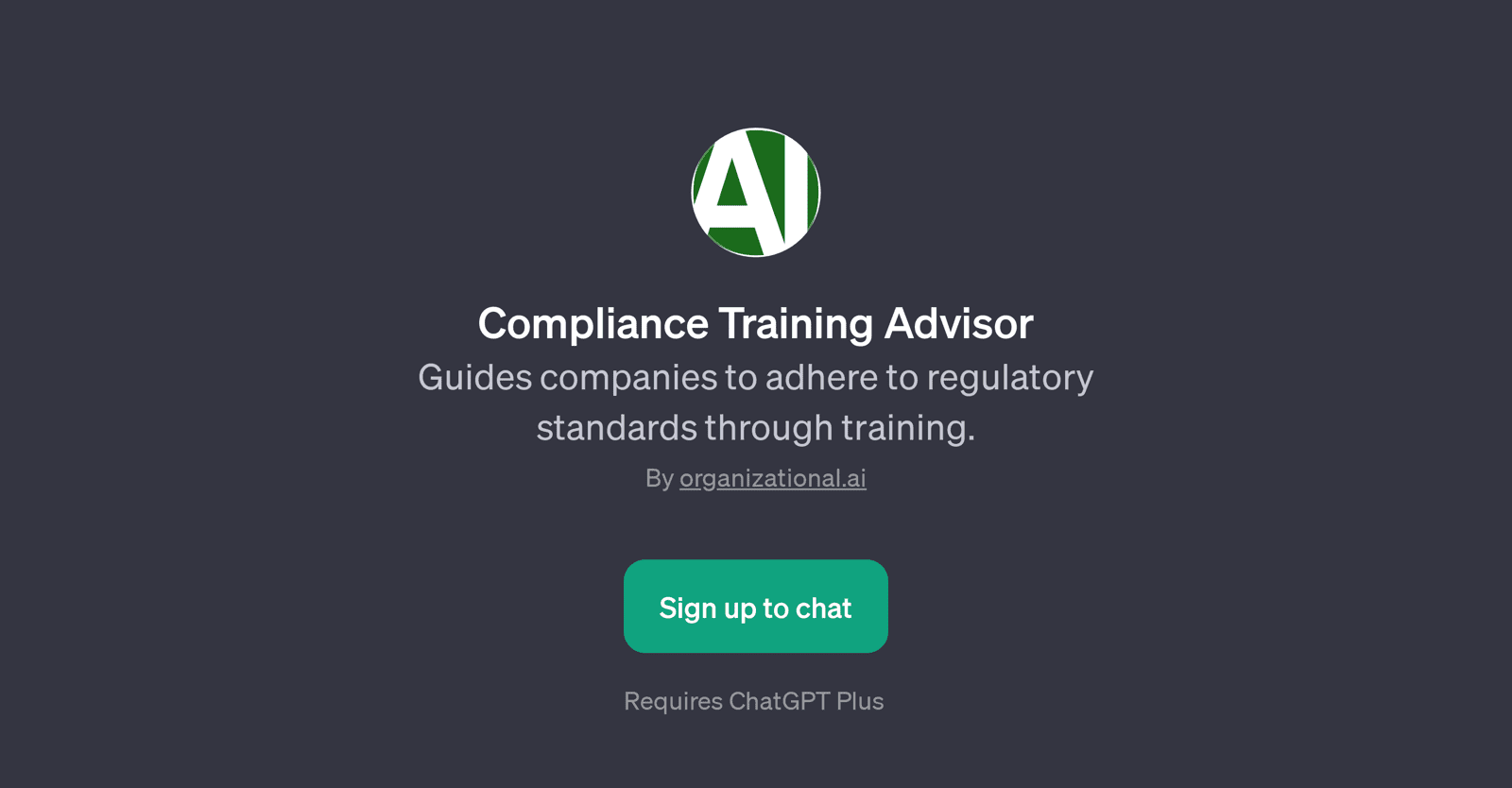 Compliance Training Advisor