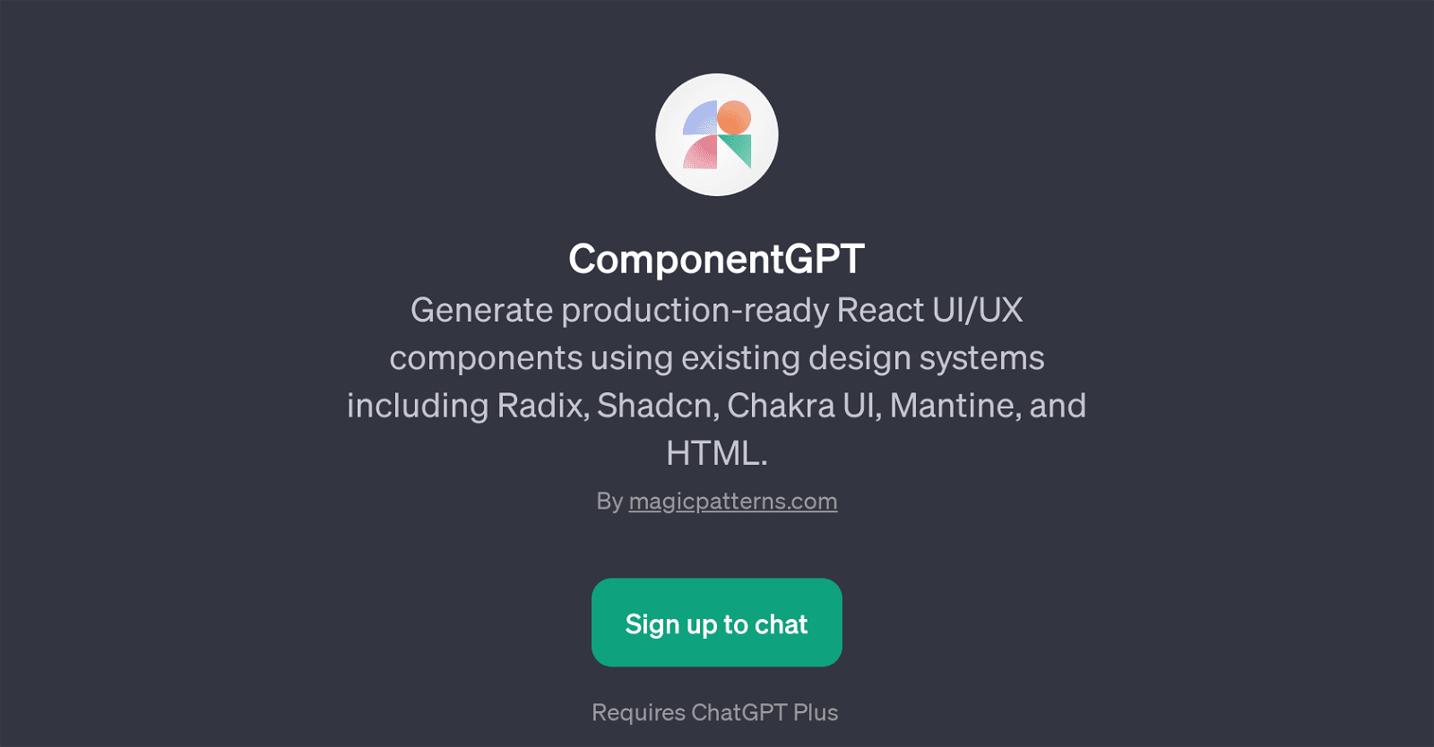 ComponentGPT