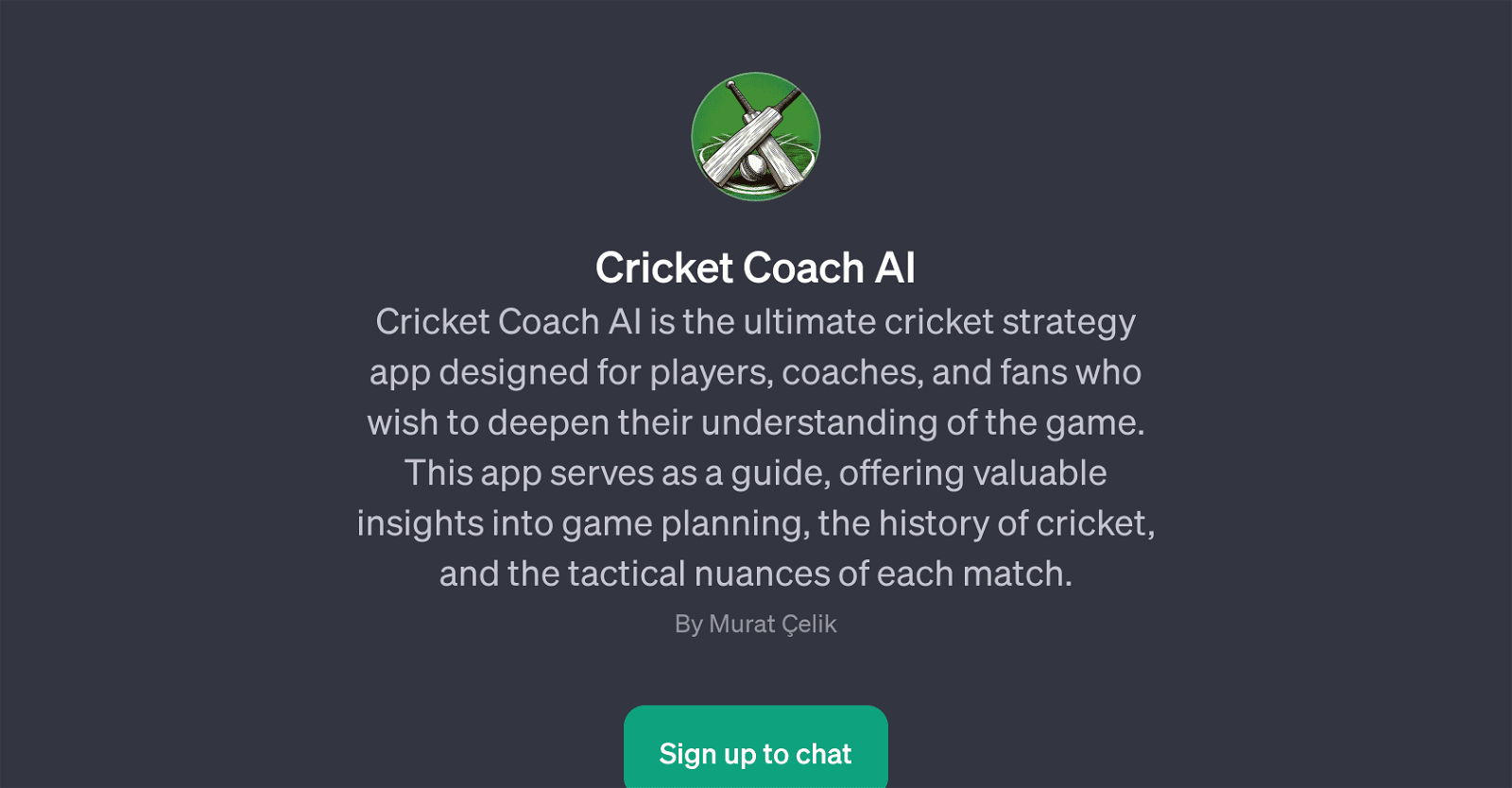 Cricket Coach AI