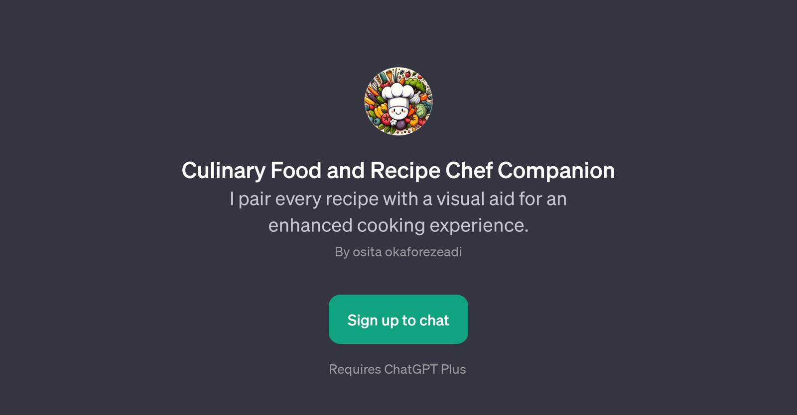 Culinary Food and Recipe Chef Companion