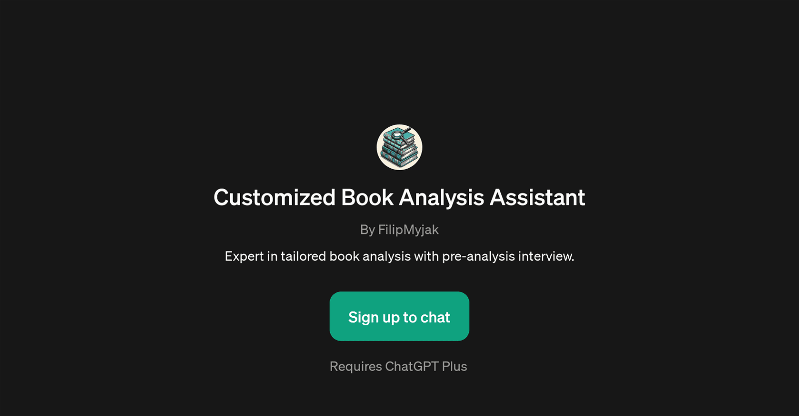 Customized Book Analysis Assistant