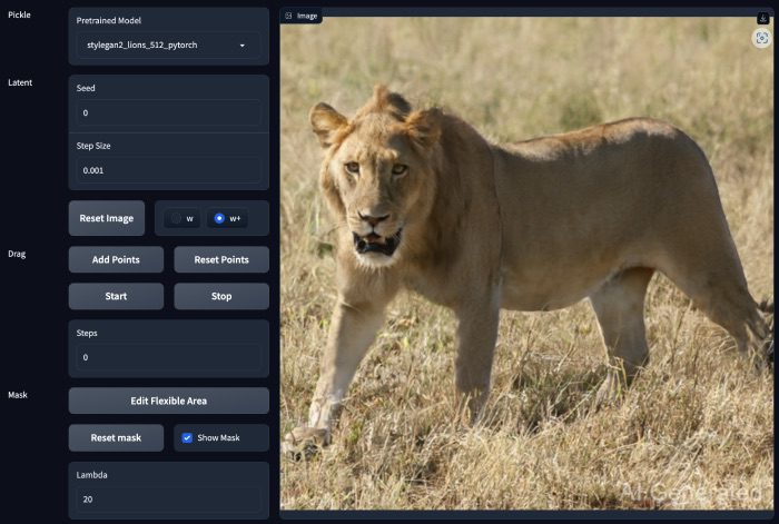 DeagGAN Editing Tool Official