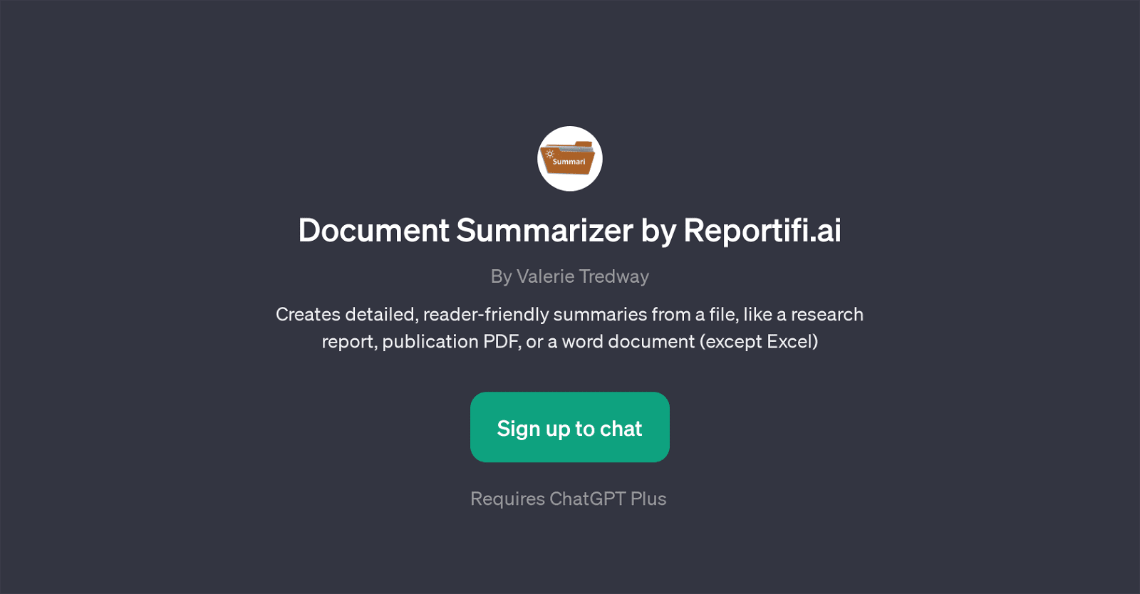 Document Summarizer by Reportifi.AI