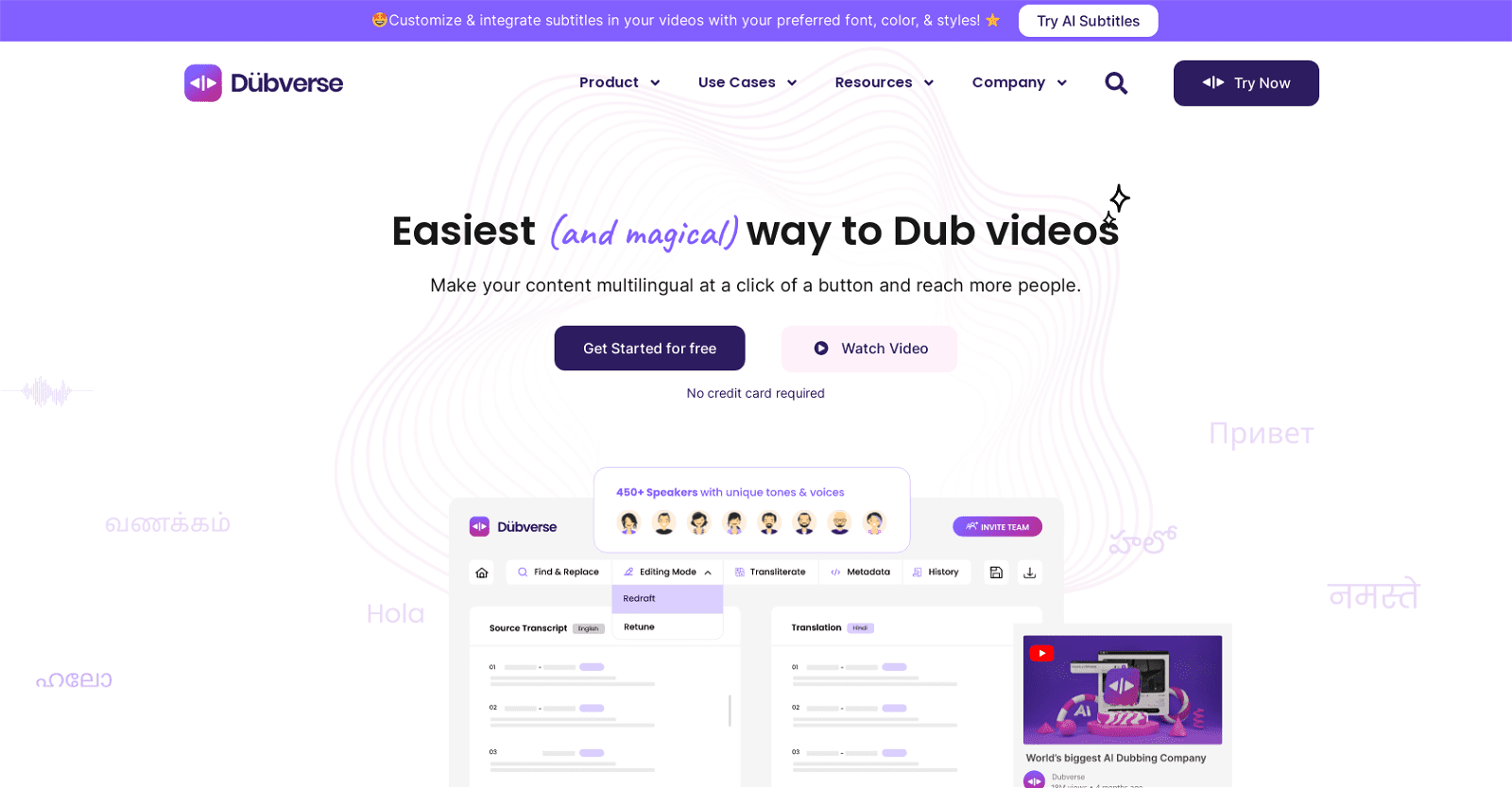 Dubverse AI