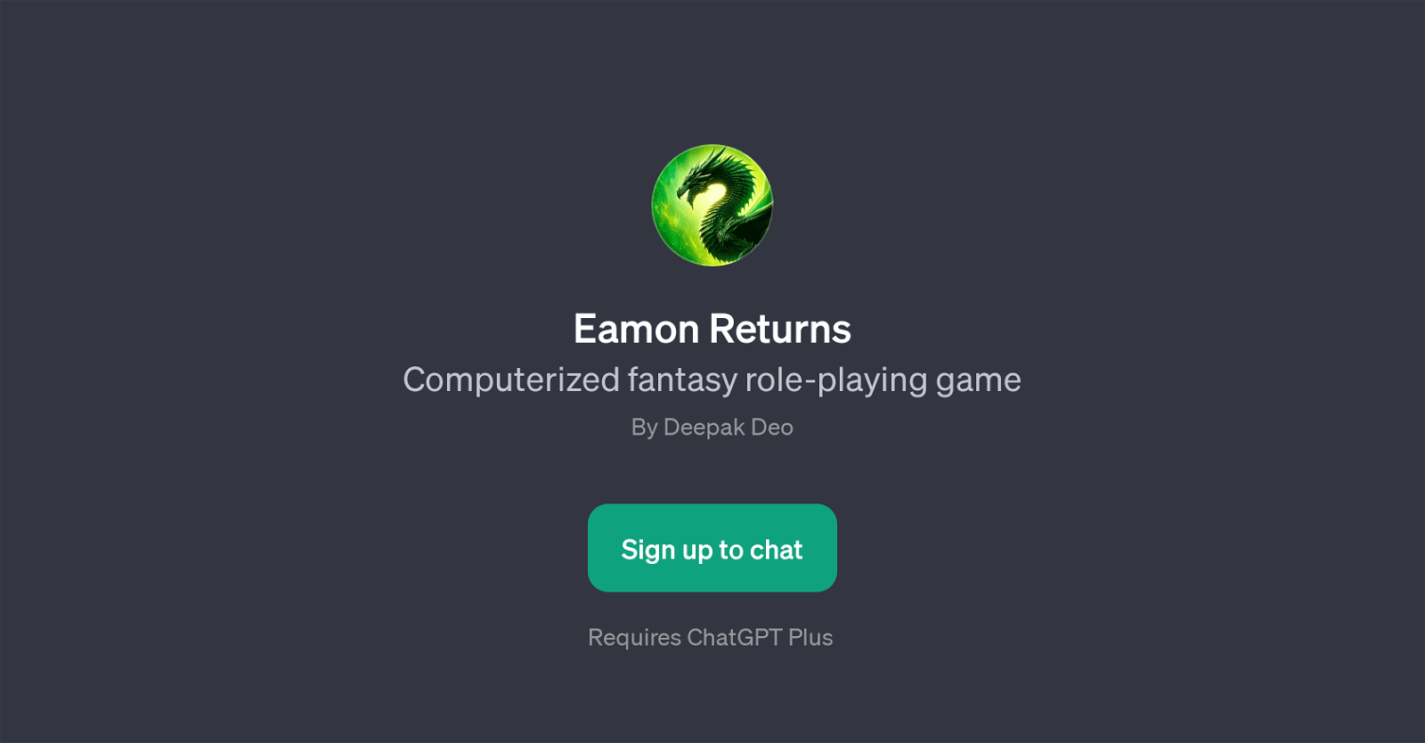Eamon Returns