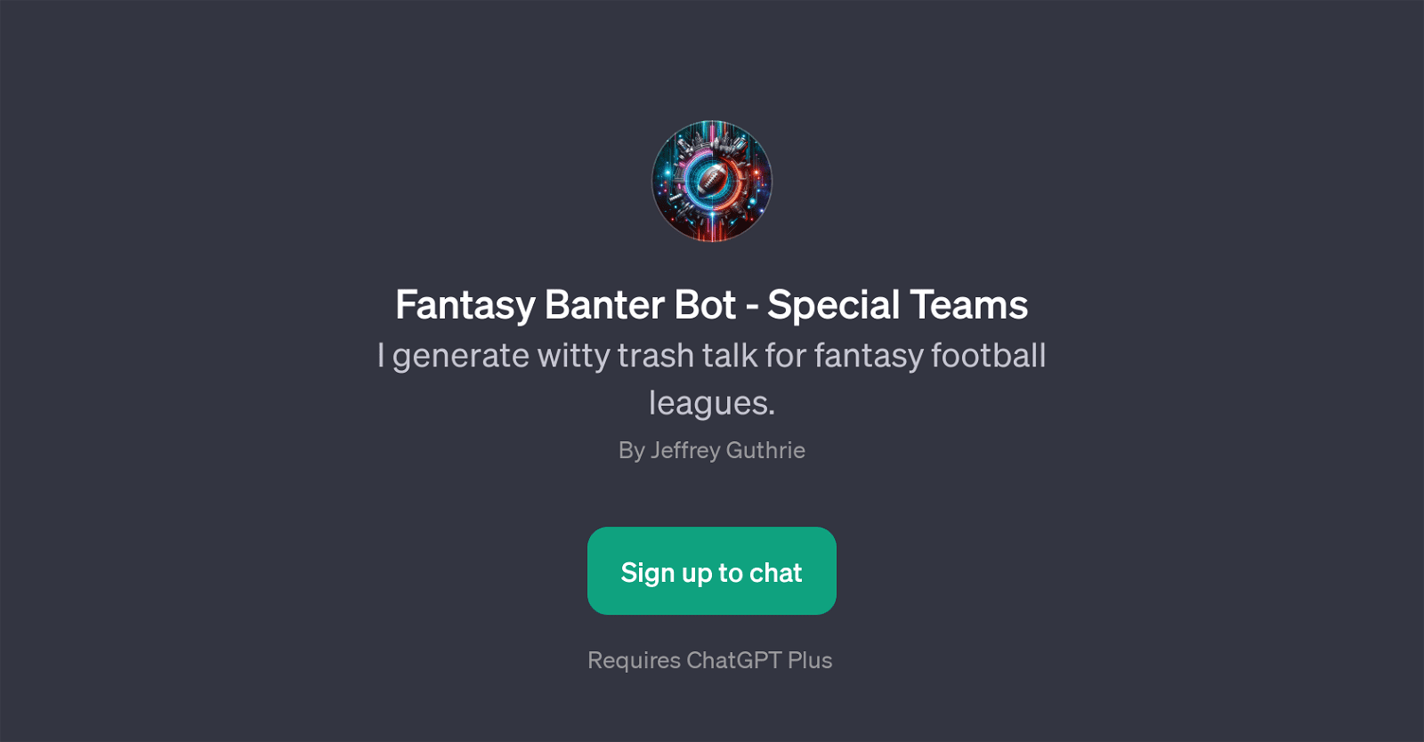 Fantasy Banter Bot - Special Teams