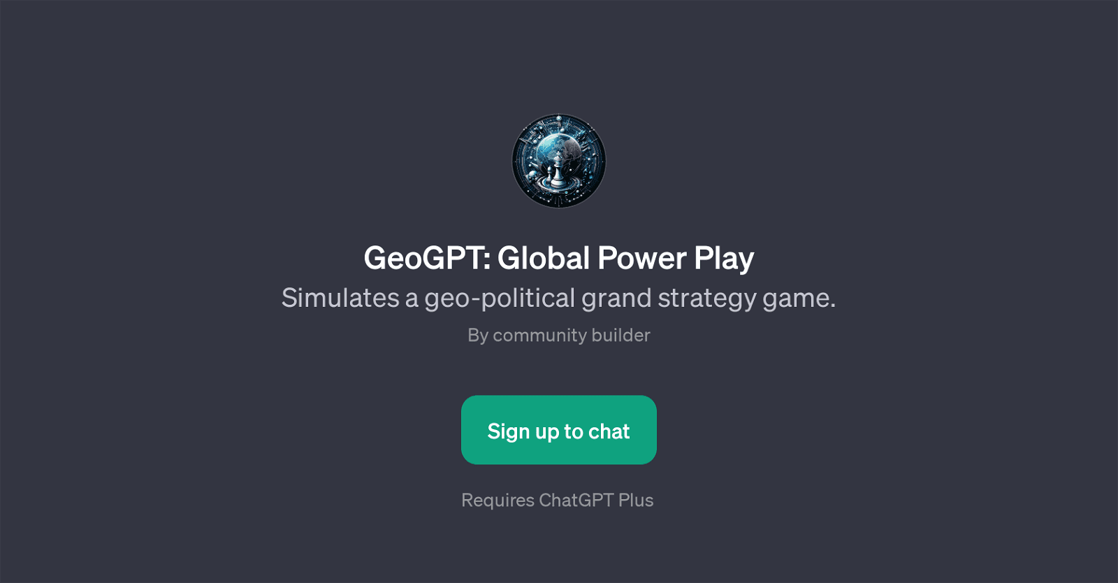 GeoGPT: Global Power Play