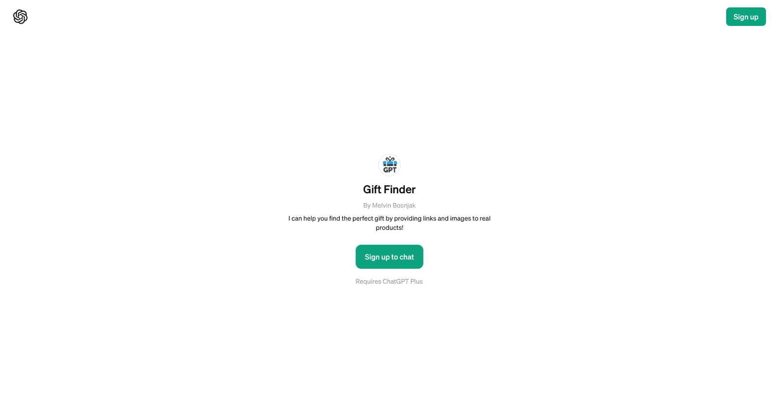 Gift Finder GPT