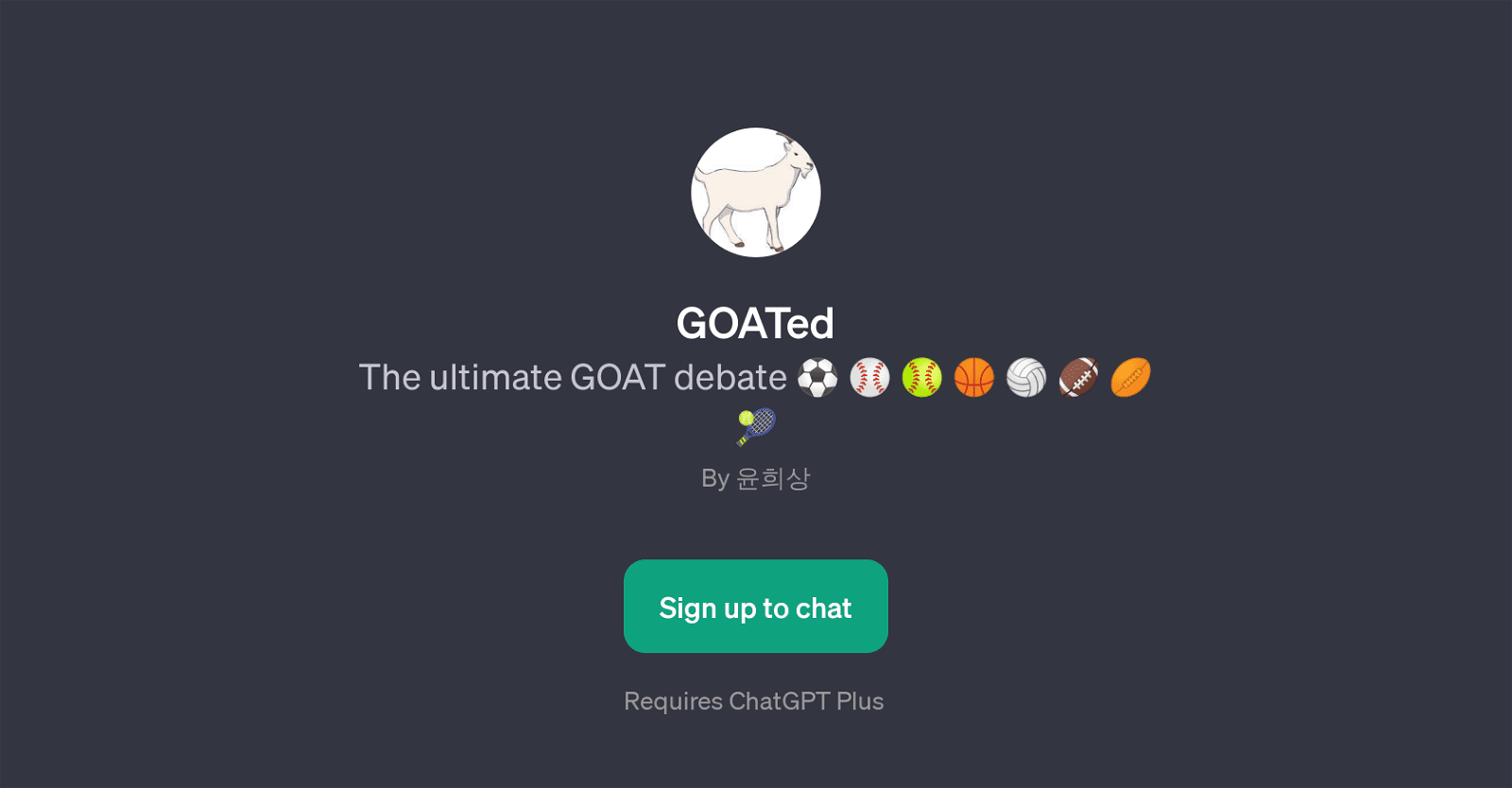 GOATed