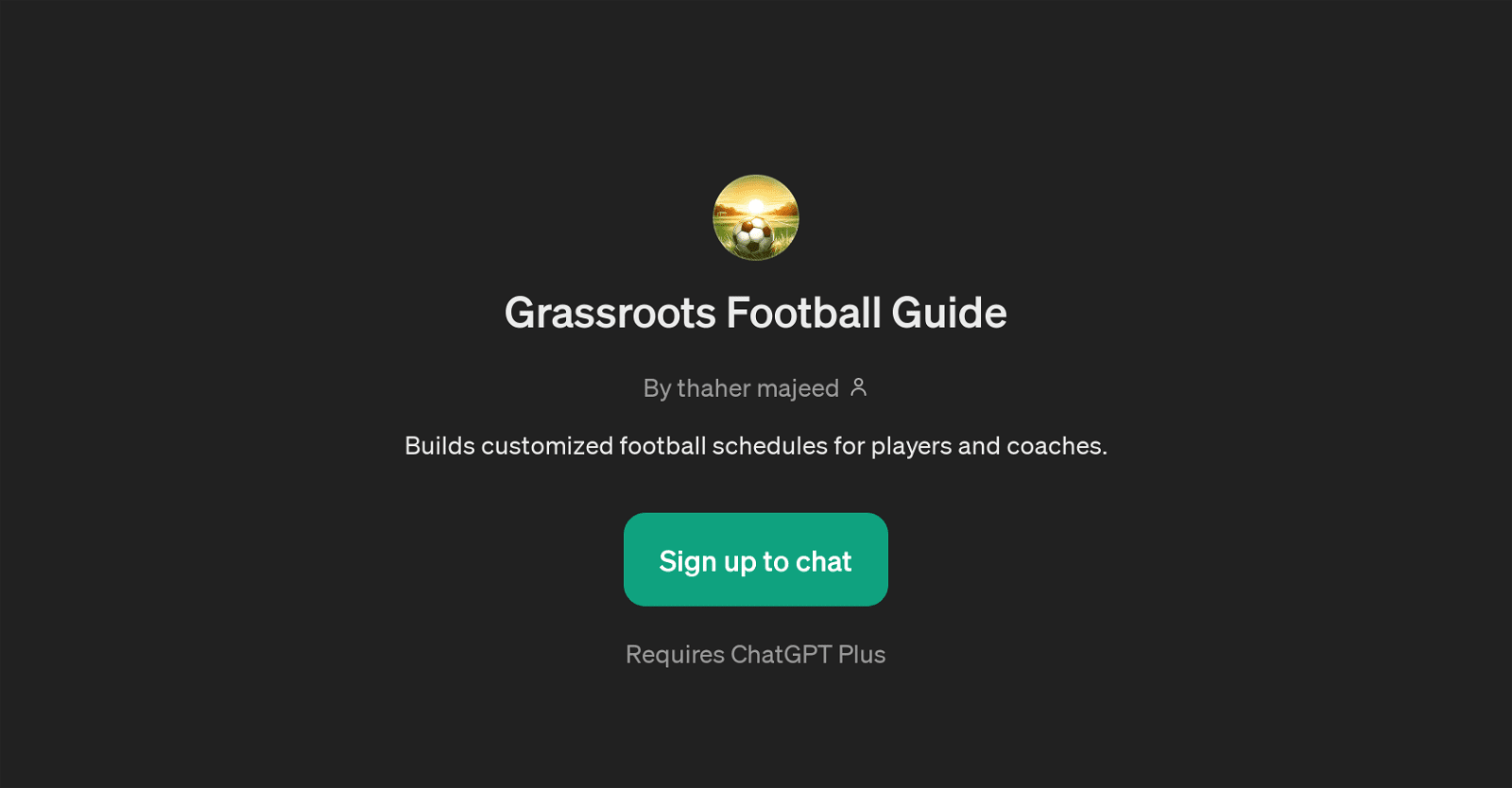 Grassroots Football Guide