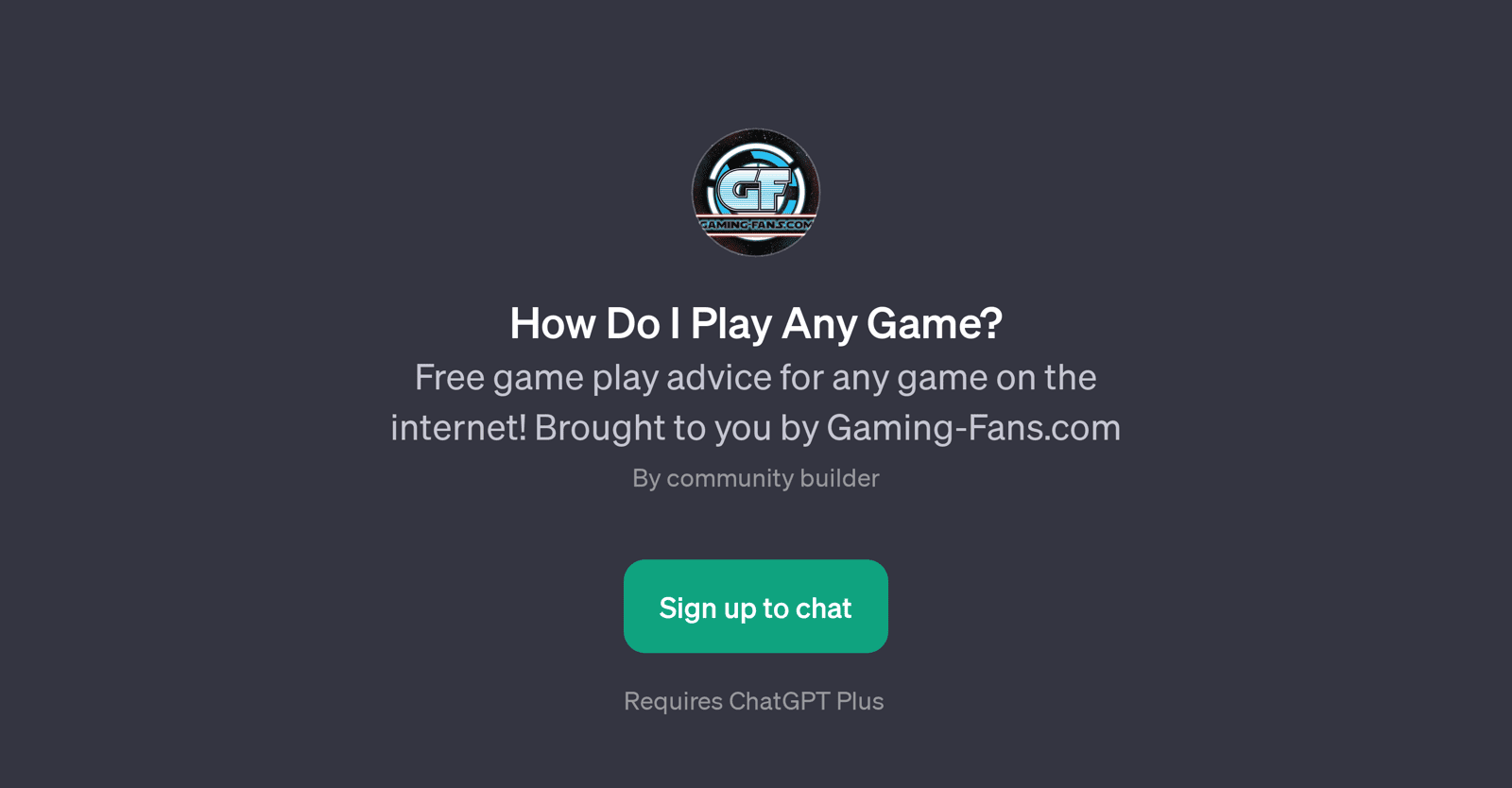 How Do I Play Any Game?