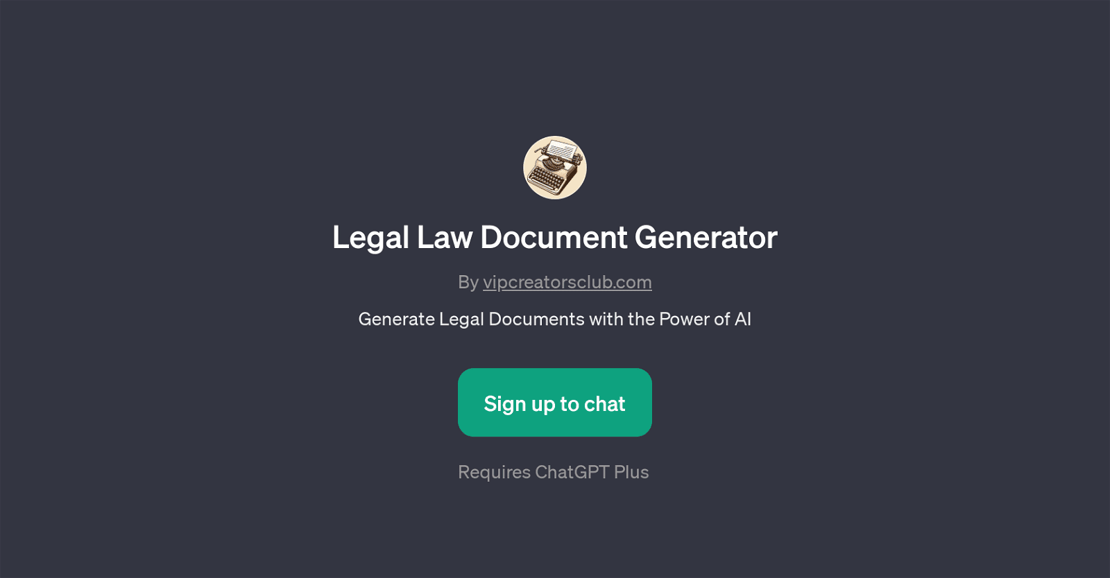 Legal Law Document Generator