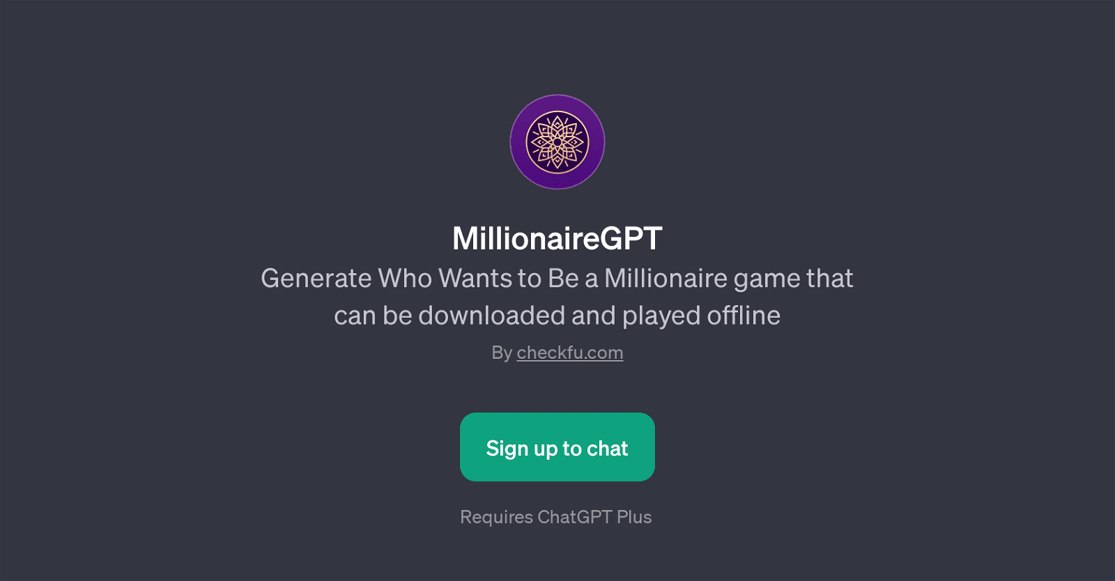 MillionaireGPT