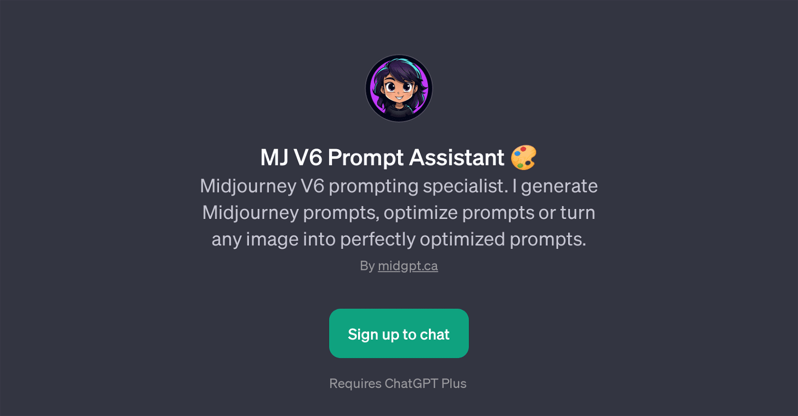MJ V6 Prompt Assistant