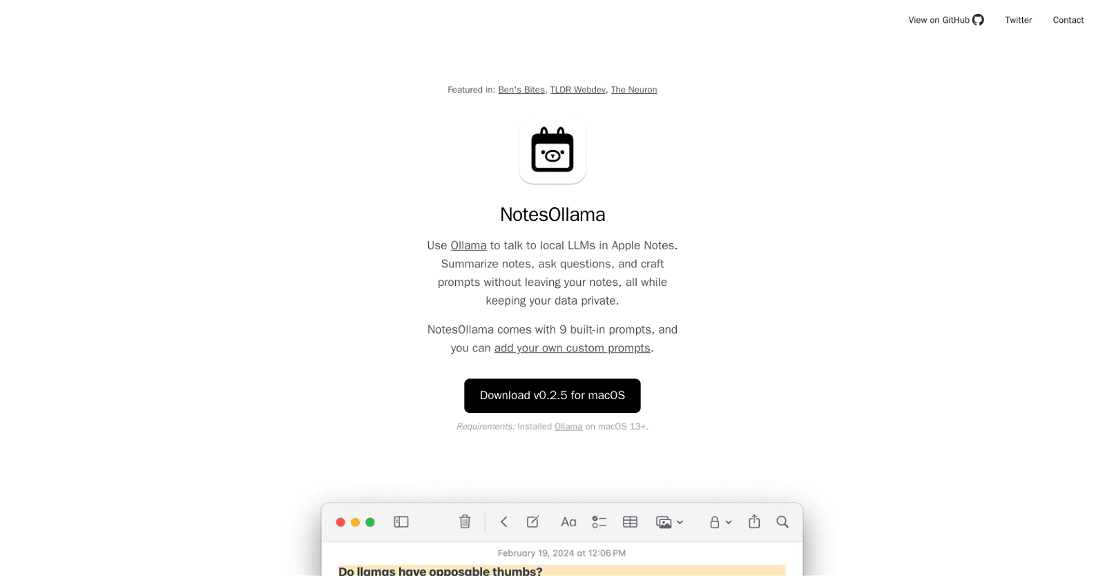 NotesOllama