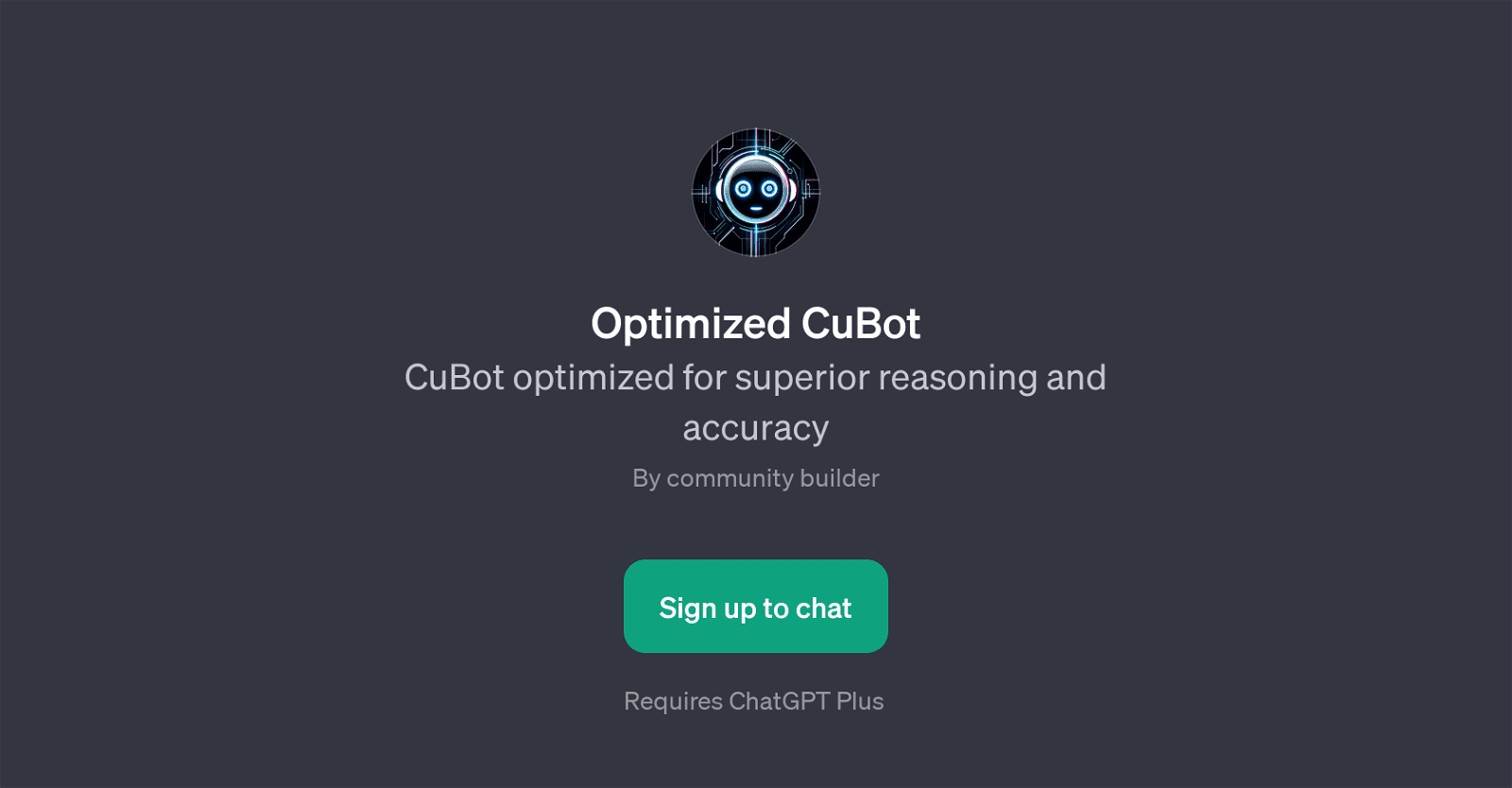 Optimized CuBot