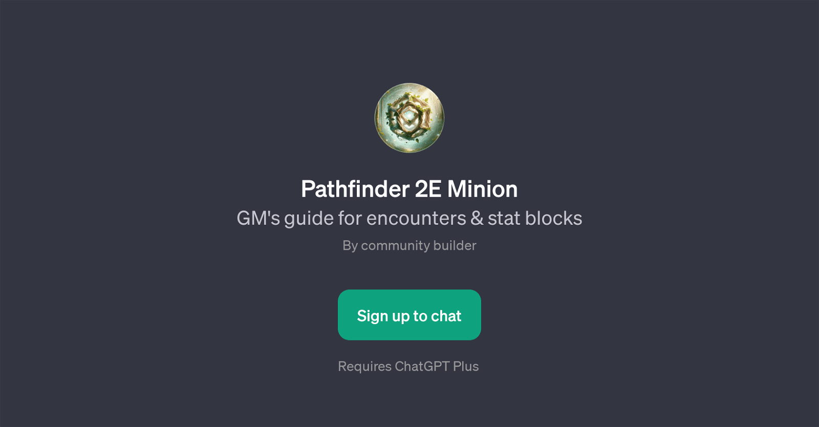 Pathfinder 2E Minion