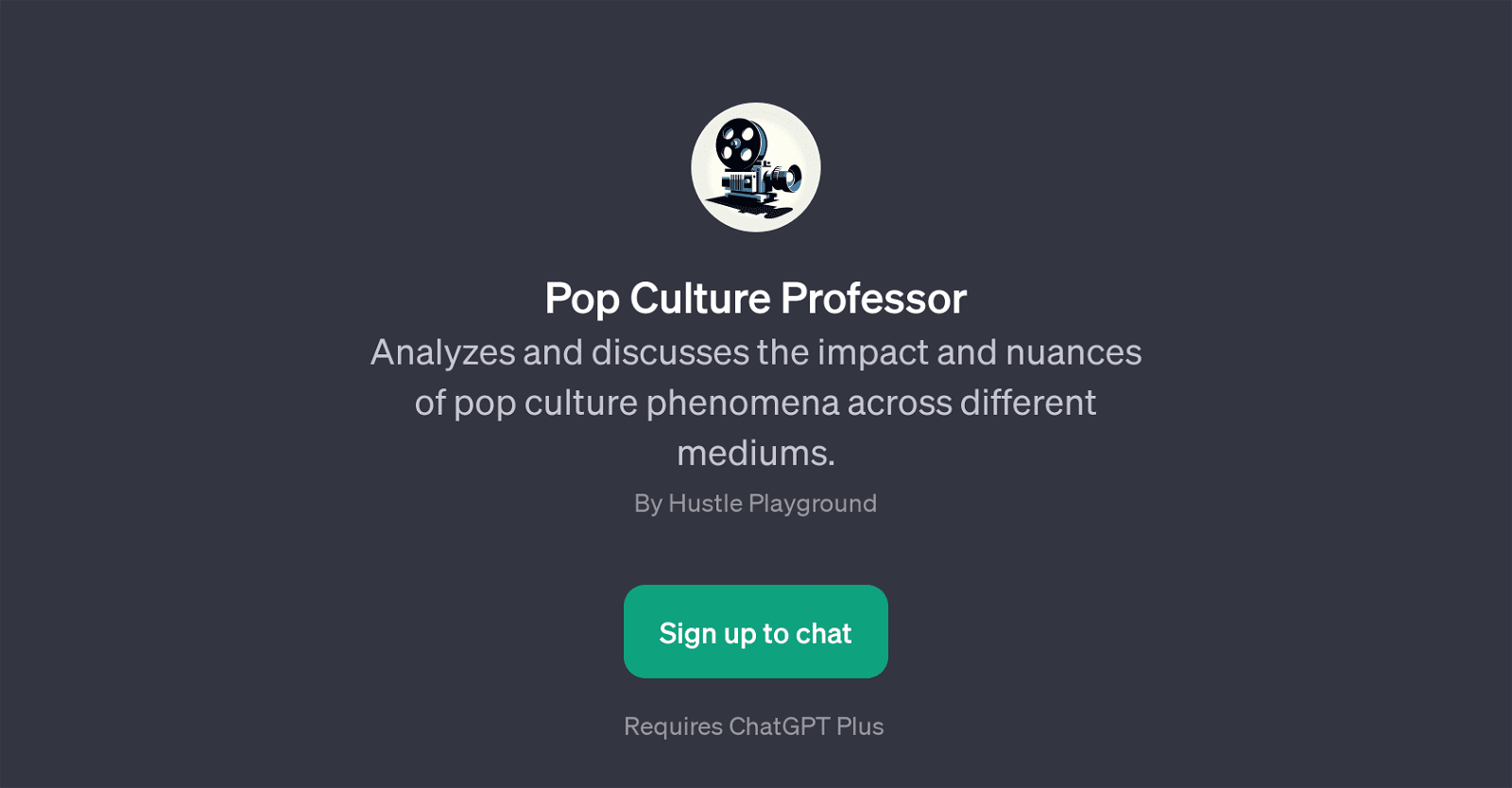 Pop Culture Professor