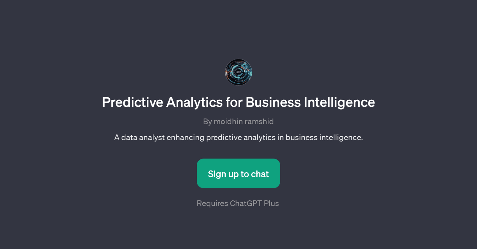 Predictive Analytics for Business Intelligence