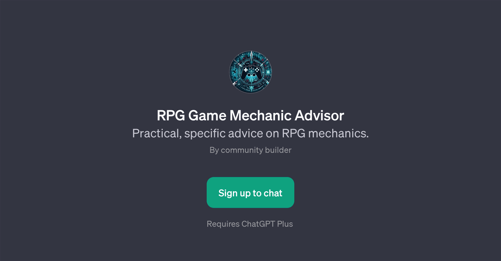 RPG Game Mechanic Advisor