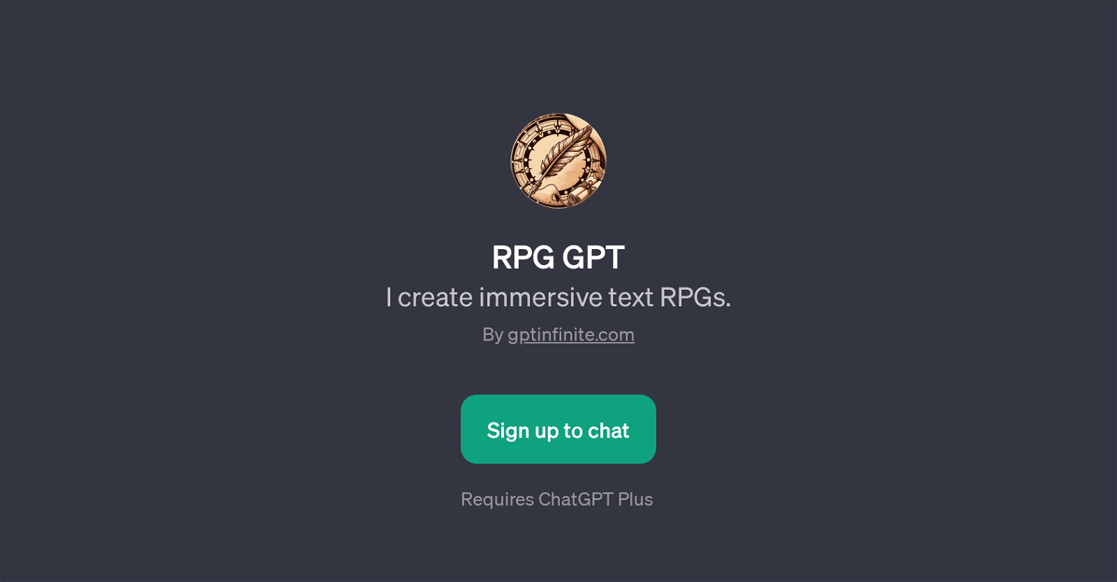 RPG GPT- Creating immersive text RPGs