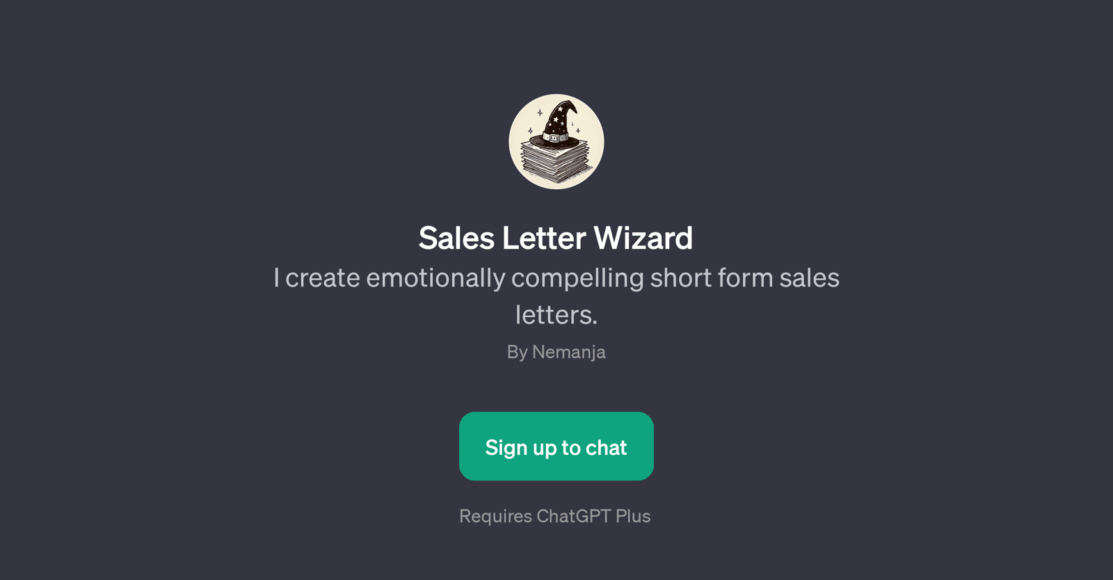 Sales Letter Wizard