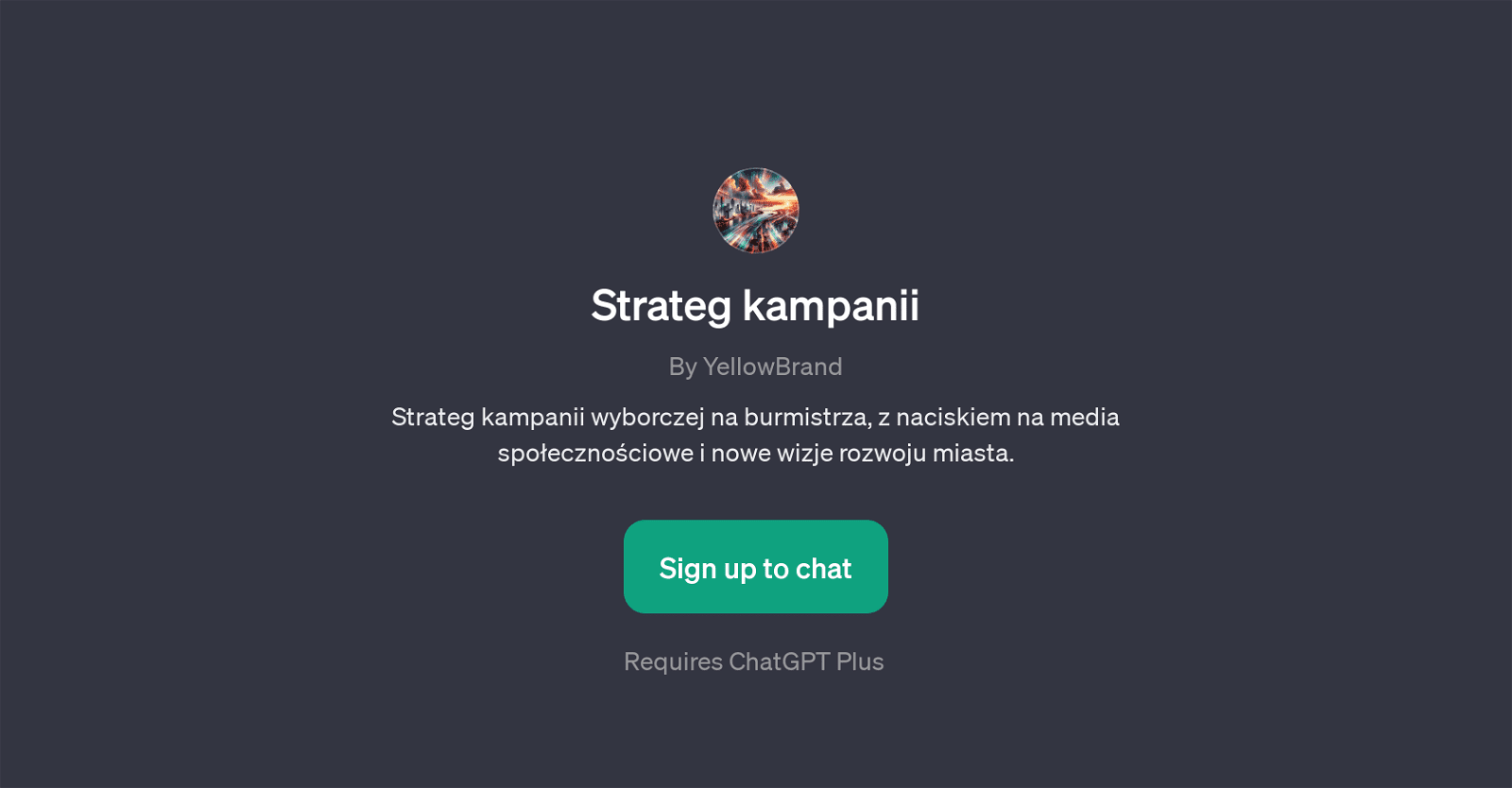 Strateg Kampanii GPT