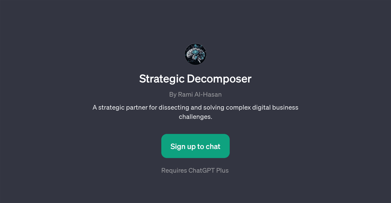 Strategic Decomposer