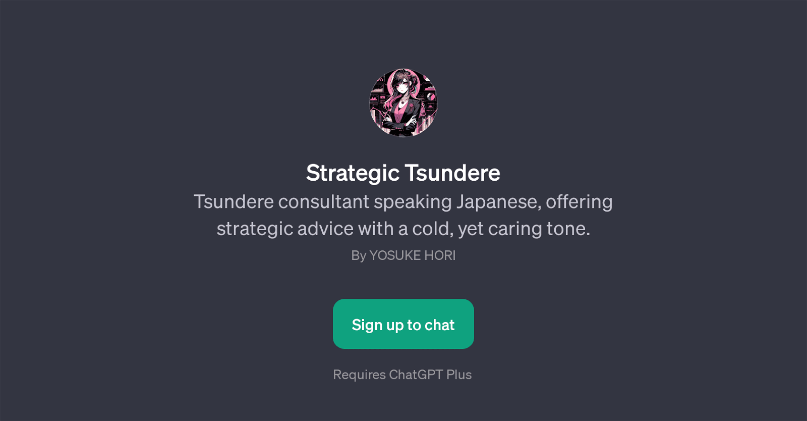 Strategic Tsundere