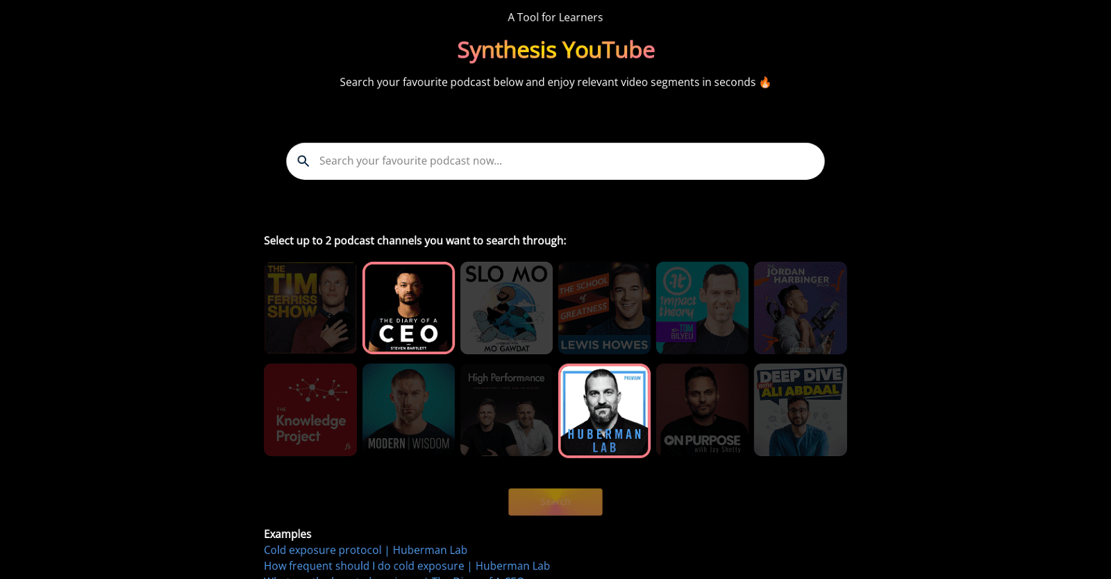 Synthesis Youtube