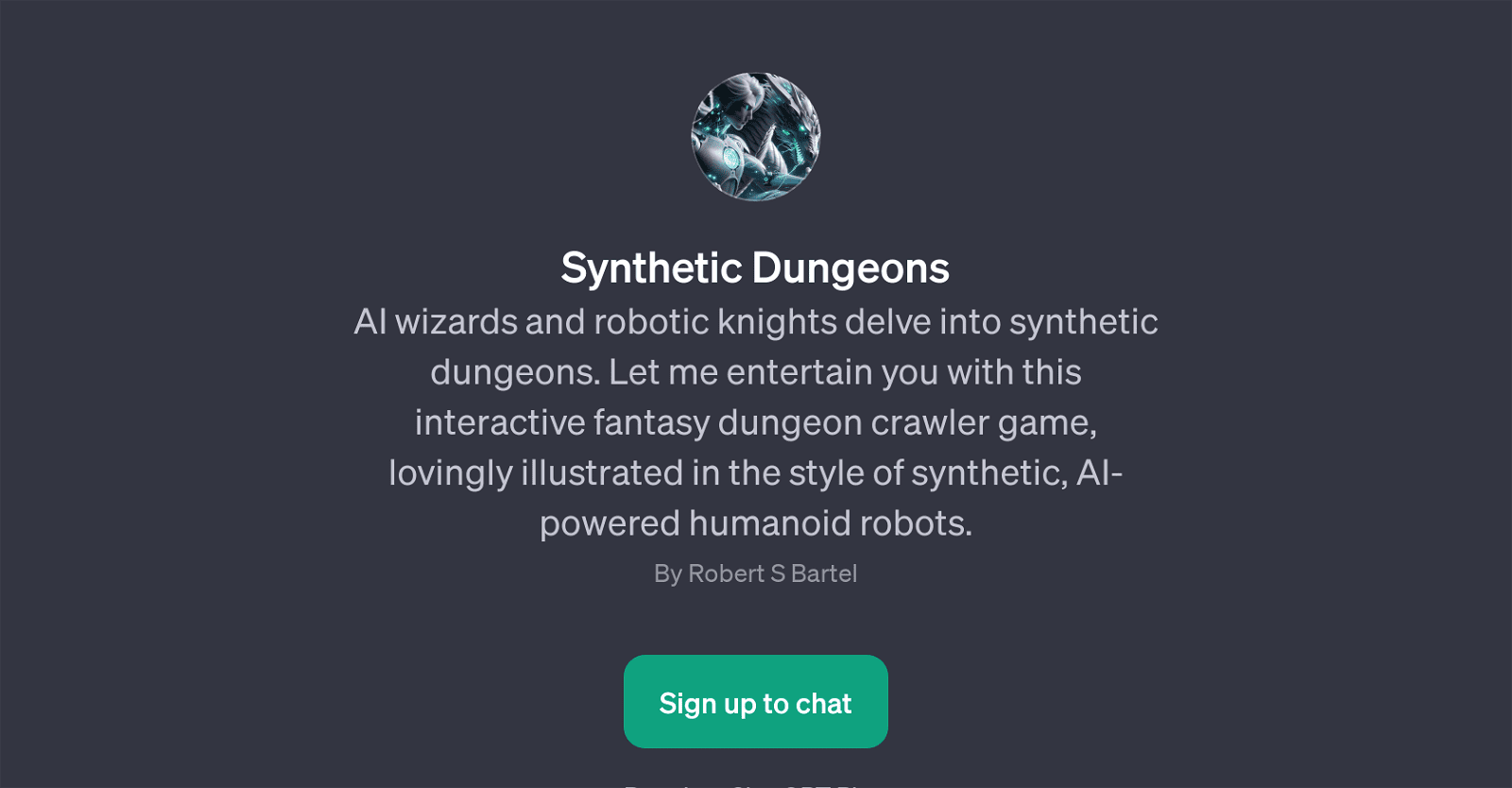 Synthetic Dungeons - Text Adventure Game