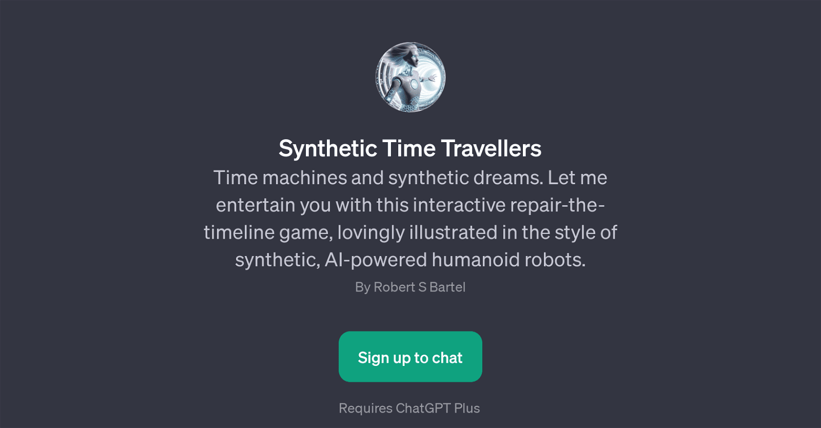 Synthetic Time Travellers