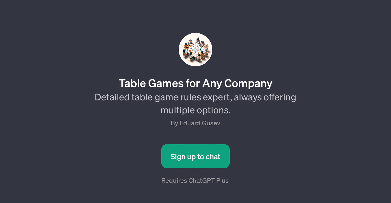 Table Games for Any Company