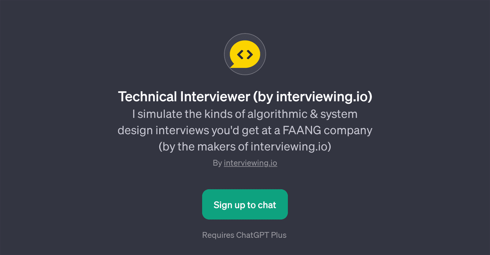 Technical Interviewer (by interviewing.io)