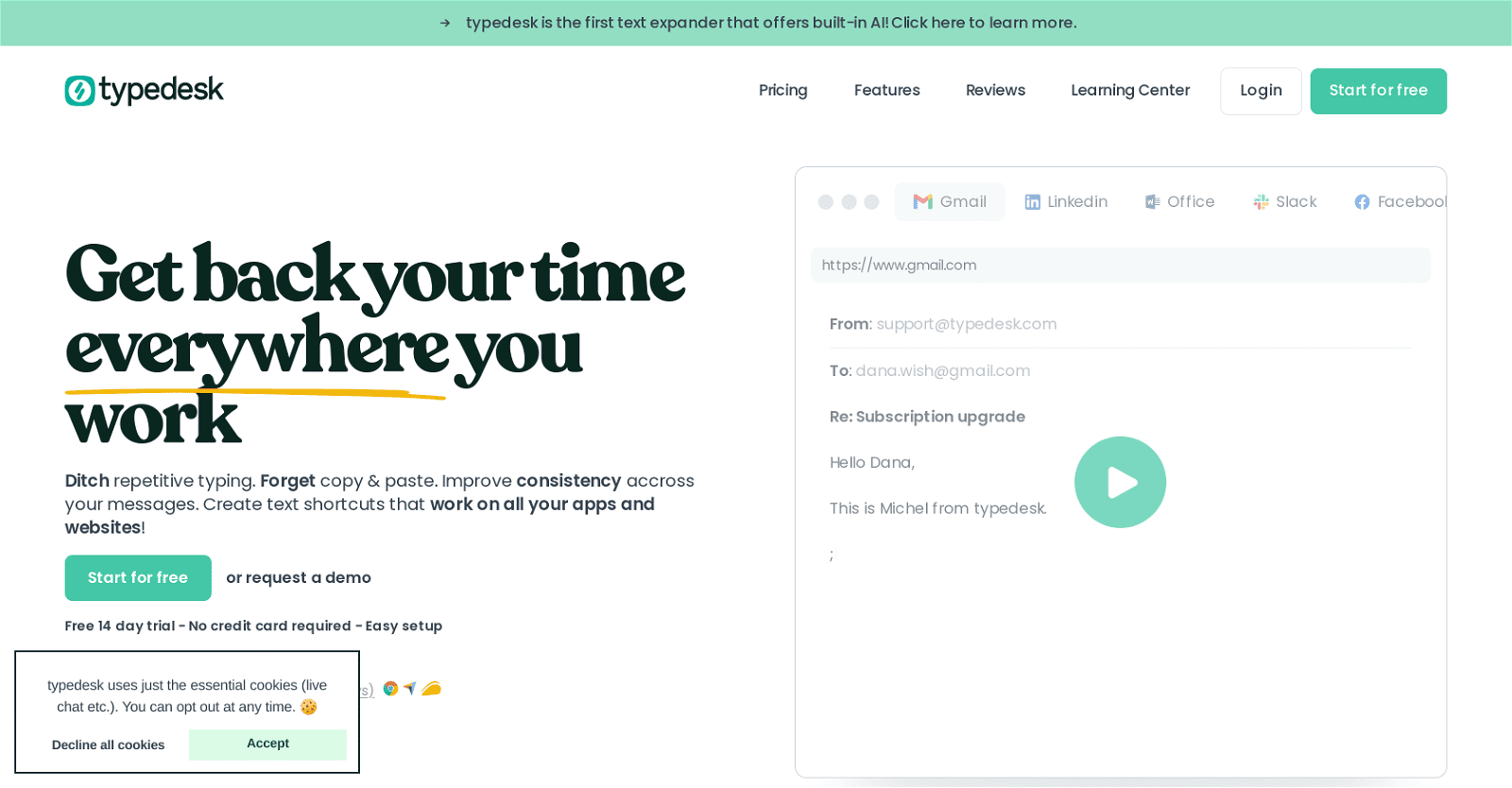 Typedesk