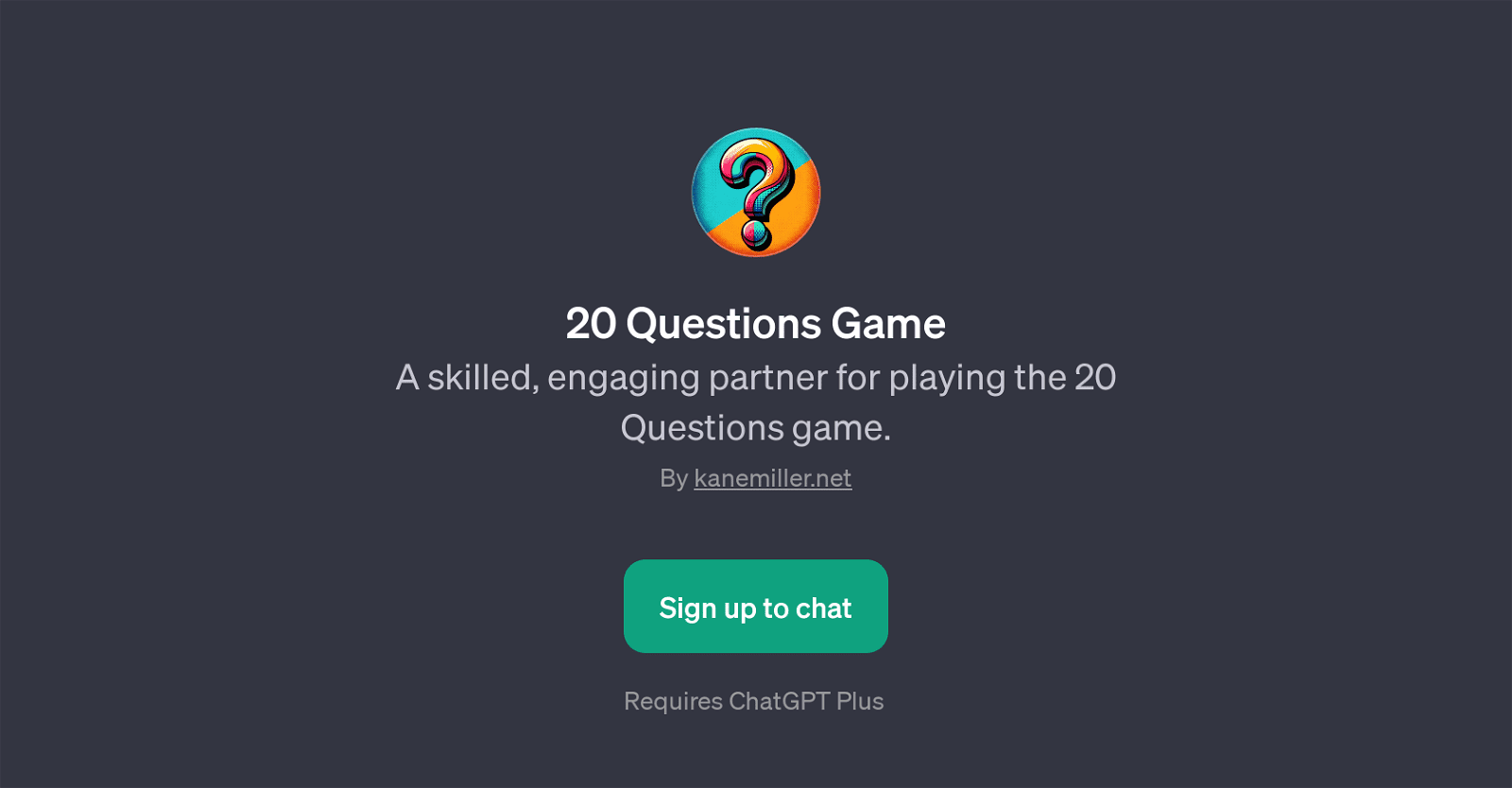 20 Questions Game