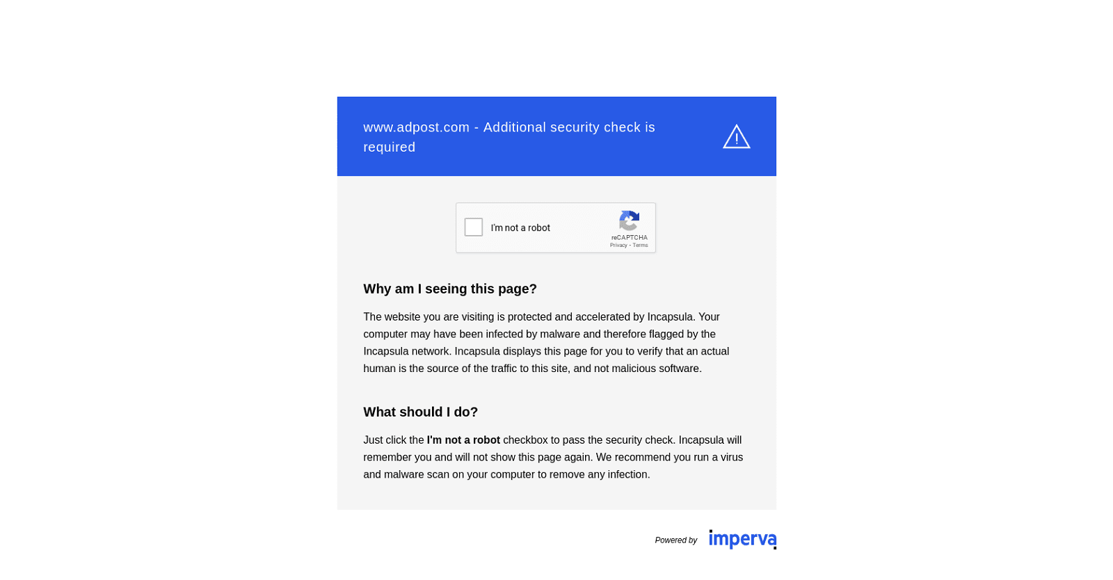 Adpost AI Chatbot