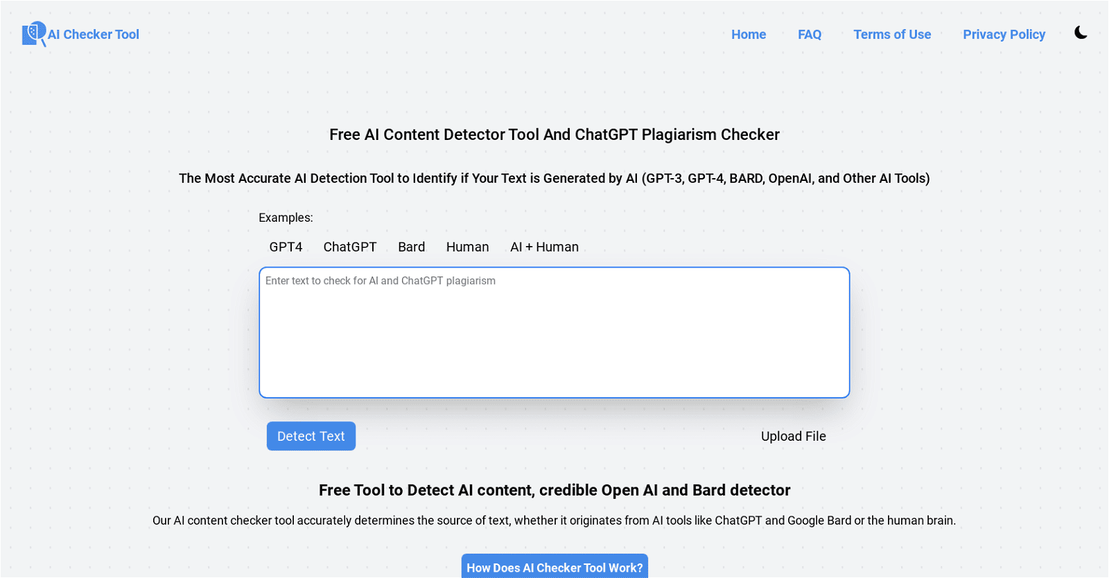 AI Checker Tool